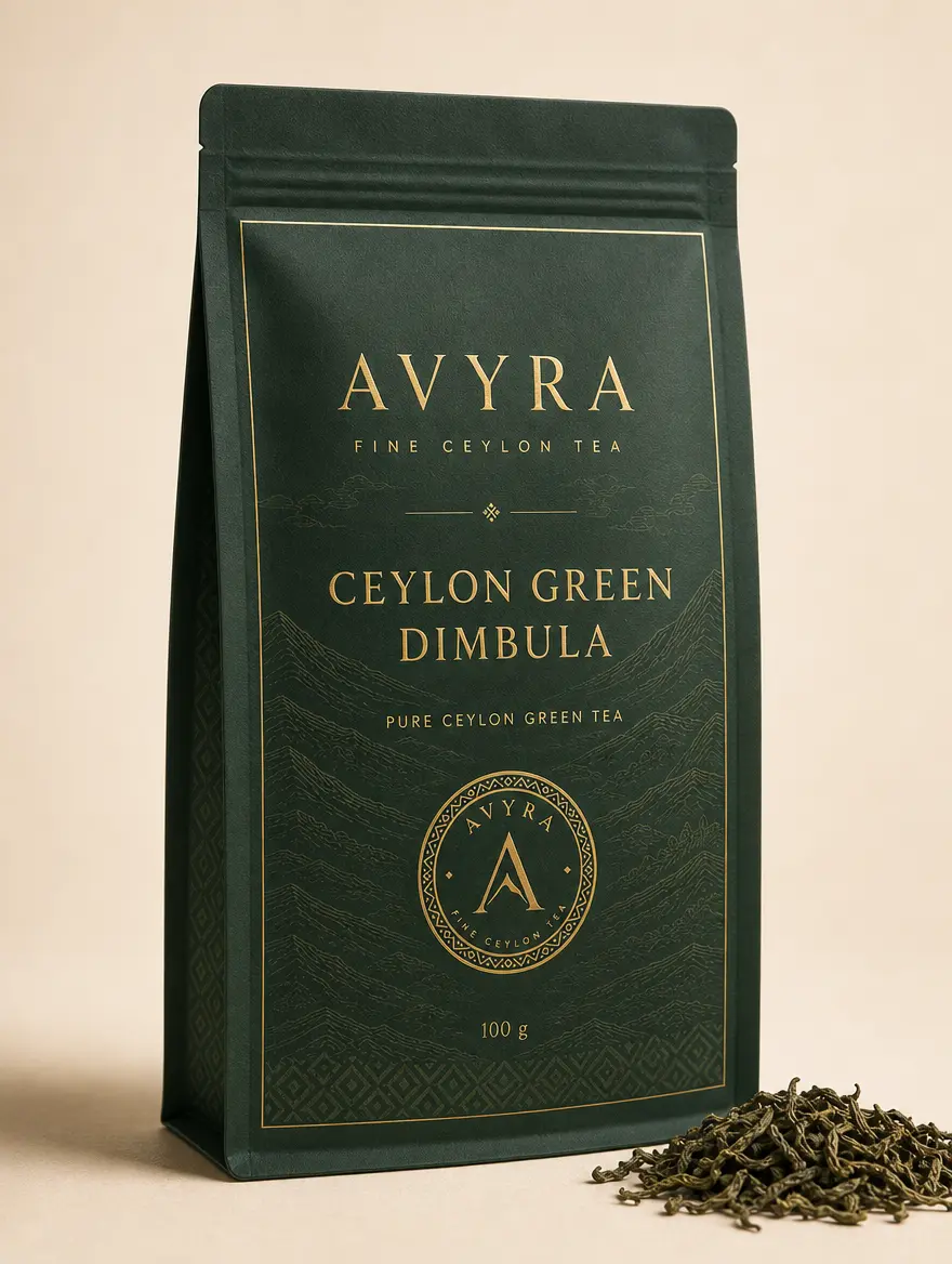 GP1 Green Tea in AVYRA packaging