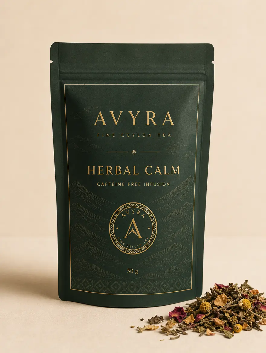 Blue Pea Flower Tea in AVYRA packaging